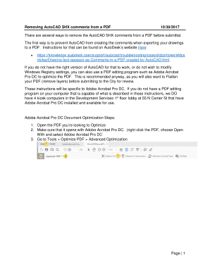 How to Remove Autocad Shx Text from PDF  Form