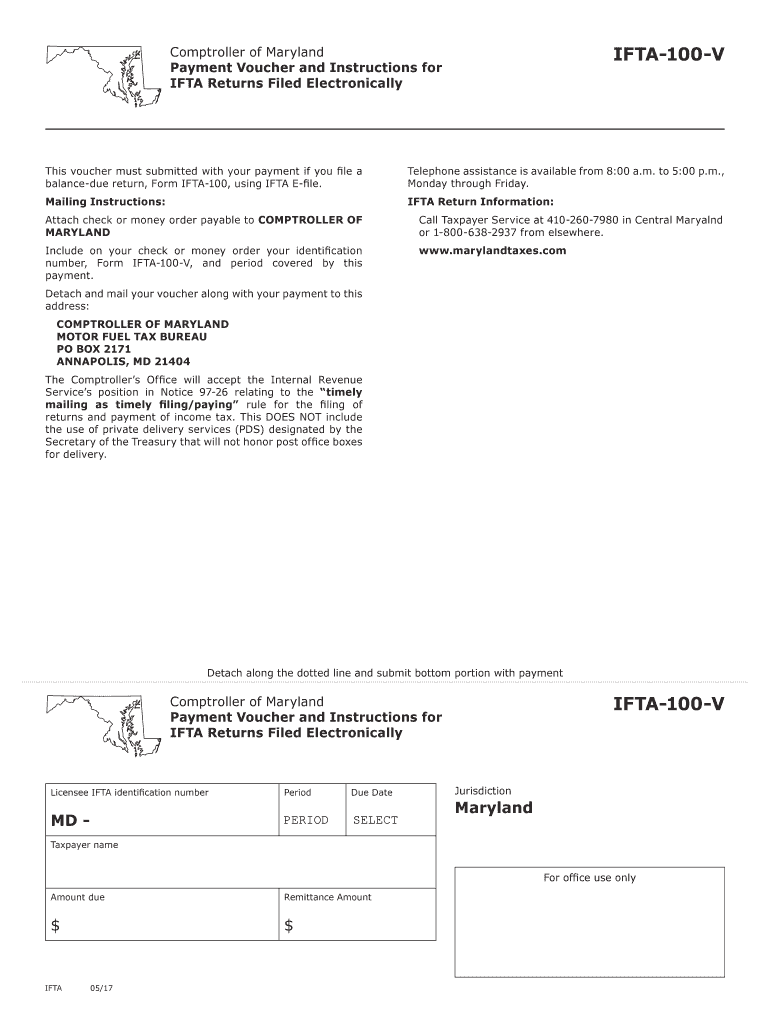 Ifta Maryland  Form