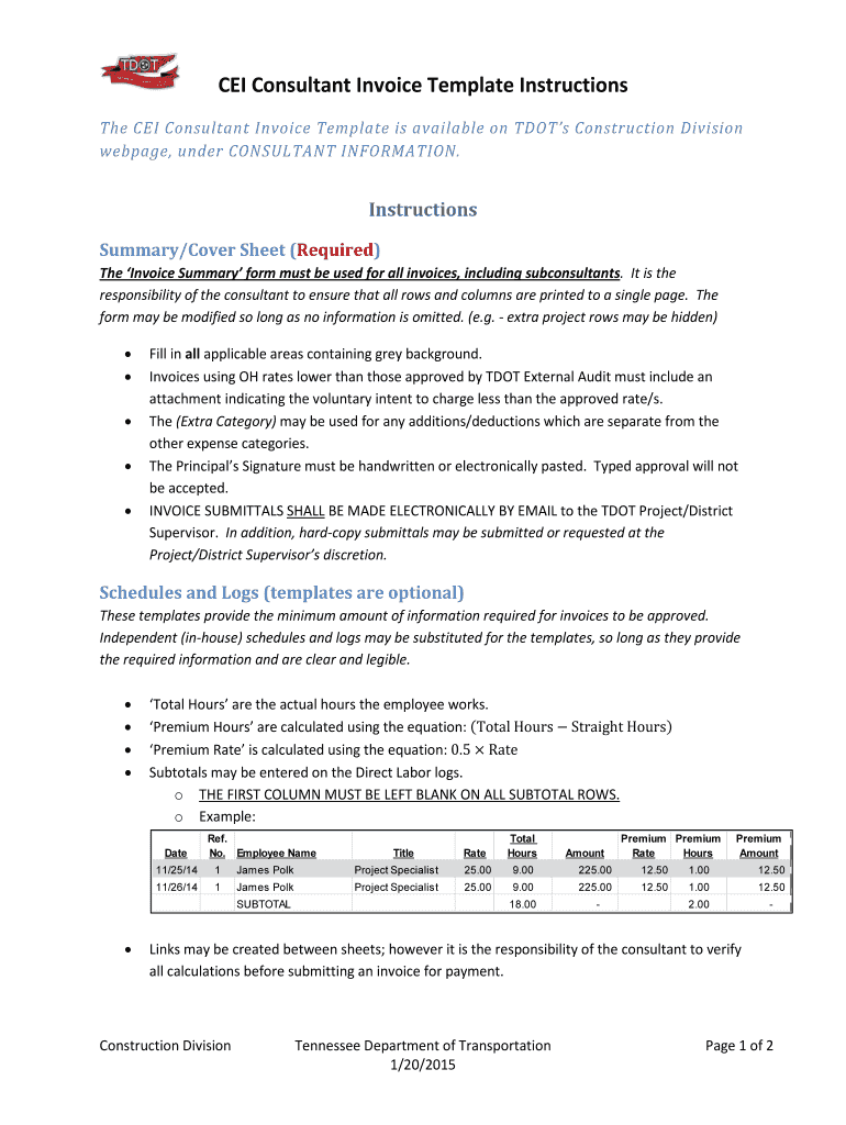 Cei Consultant Instructions  Form