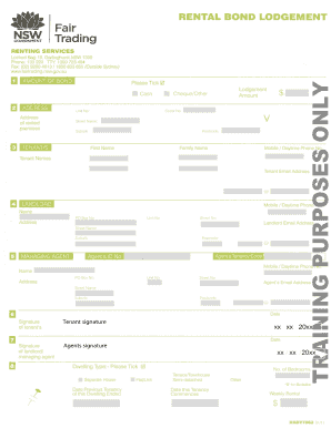 Agents Signature  Form