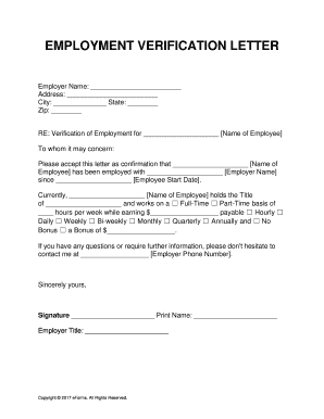 Lease Verification Letter  Form