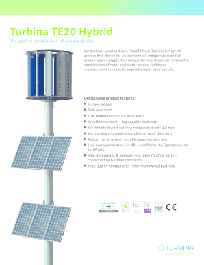 Turbina TE20 Hybrid  Form