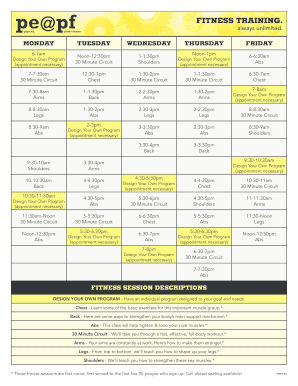 Pe Pf Schedule  Form