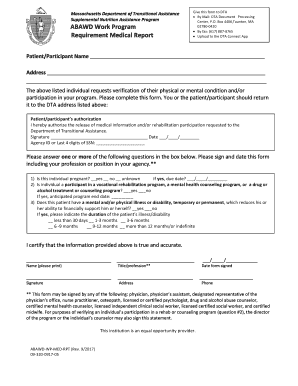 PatientParticipantName  Form