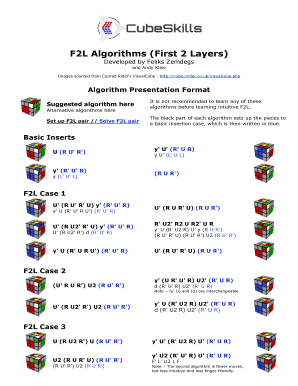 Advanced F2l PDF  Form