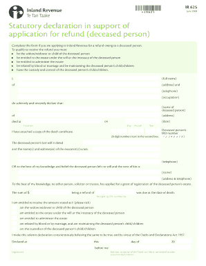 Ir625  Form