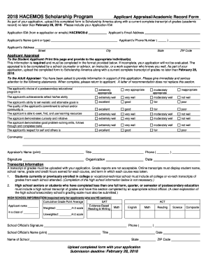  Applicant Appraisal 2018-2024