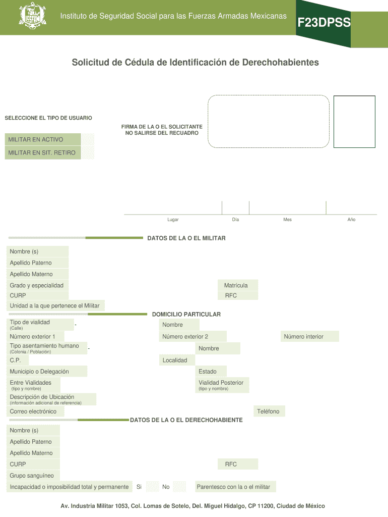 F23dpss  Form