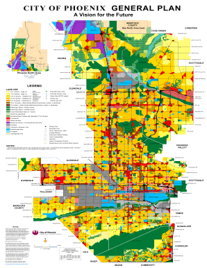 Phoenix General Plan Map  Form