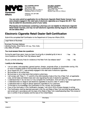 DCA LICENSING CENTER  Form