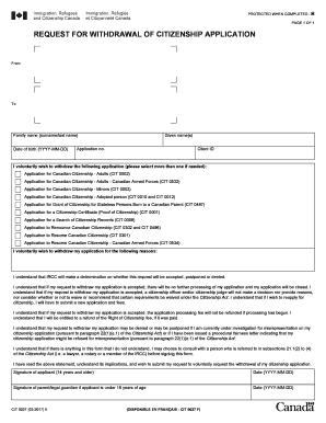 Cit 0027 Withdrawal Form