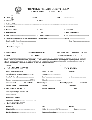 Service Worker Credit Union  Form