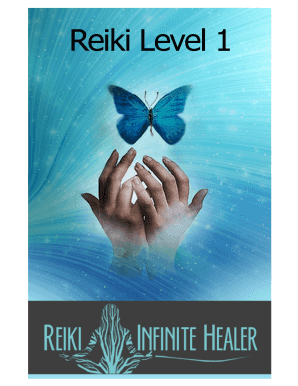 Reiki Infinite Healer Level 1  Form