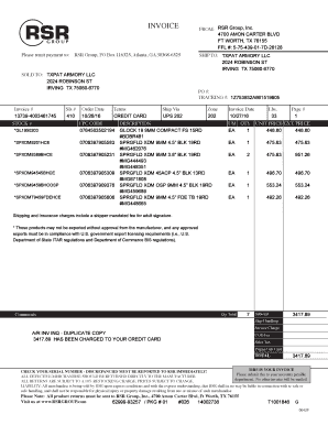 Invoice Texas  Form