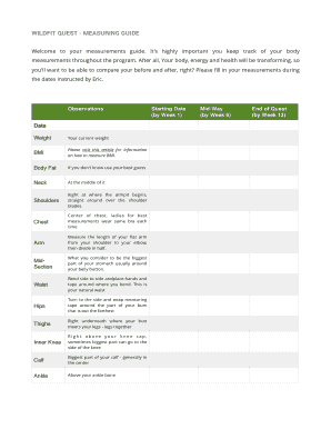 Wildfit  Form