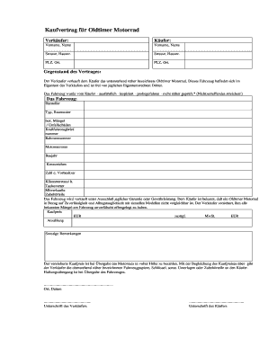 Kaufvertrag DOC  Form