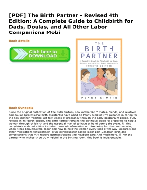 The Birth Partner 5th Edition PDF  Form