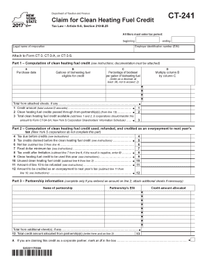  CT 607 I  Department of Taxation and Finance  NY Gov 2017