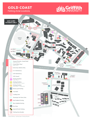 Griffith Gold Coast Map  Form