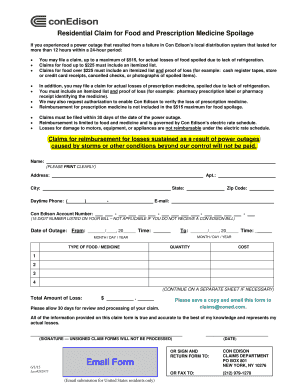  Claim Spoilage Form 2015