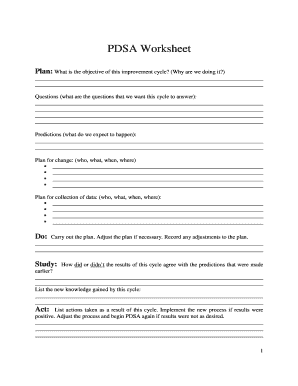 Utah Women and Newborn Quality CollaborativePDSA Worksheet  Form