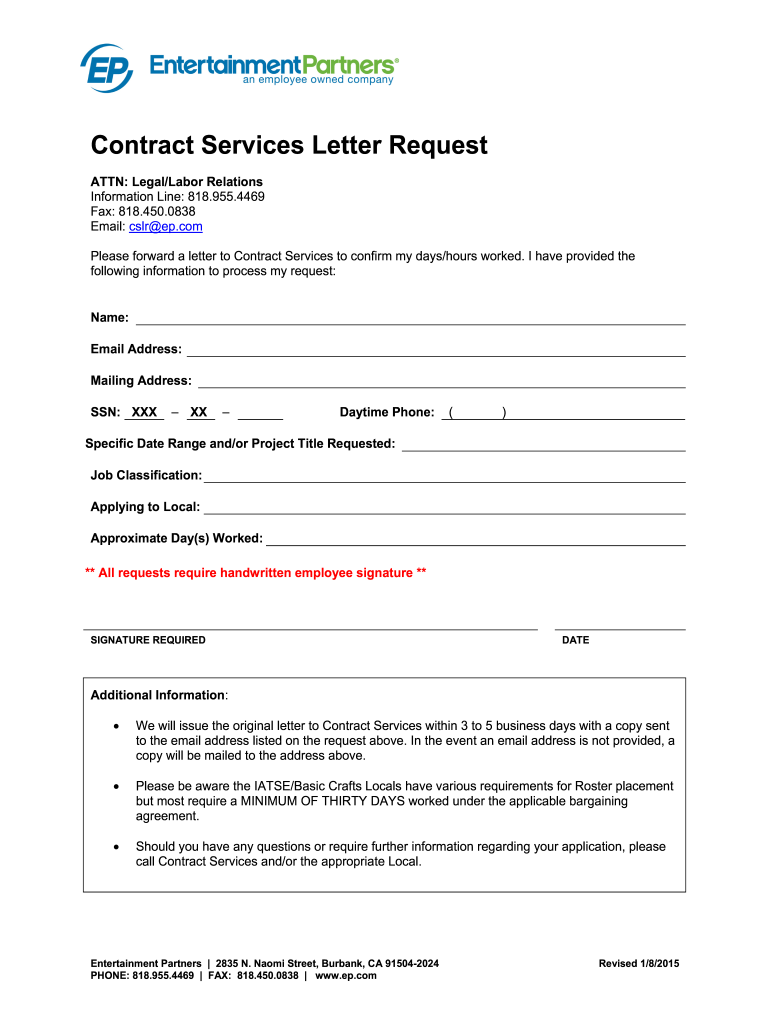  Contract Services Letter 2015-2023