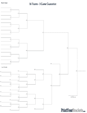 Tournament Brackets  Form