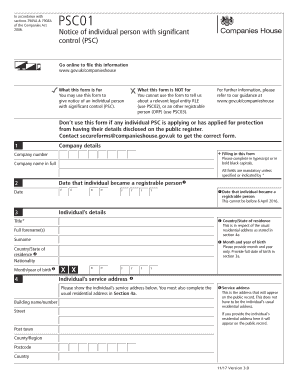 Psc01 Form PDF