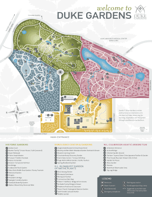 Duke Gardens Map  Form