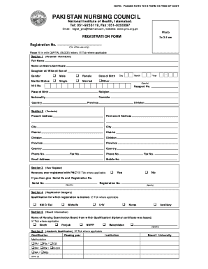 Pnc Registration Form