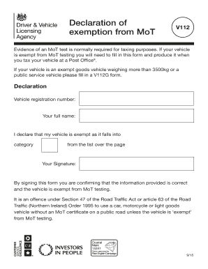 V112 Form