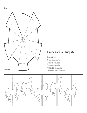 Printable Carousel Template  Form