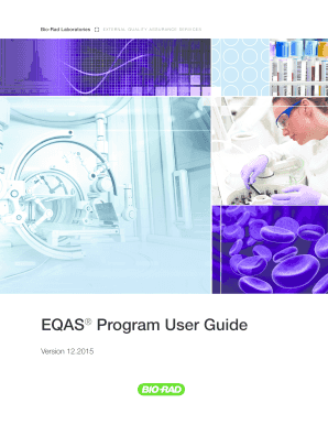EQAS Program User Guide  Form
