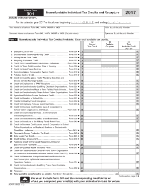 Nonrefundable Individual Tax Credits Available Enter Total Available Tax Credits  Form