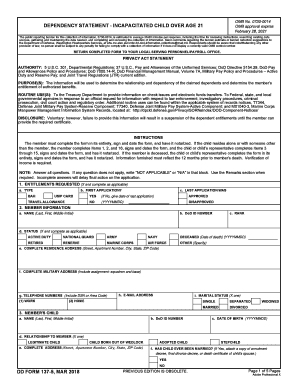 Dd 137 5  Form