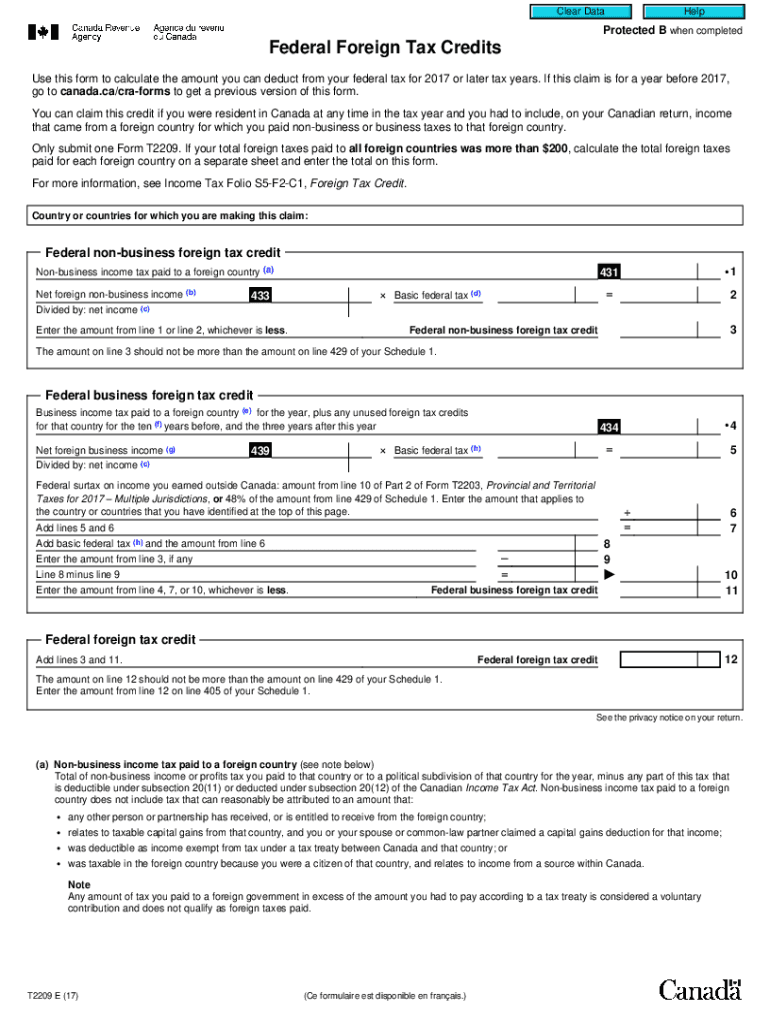 T2209  Form