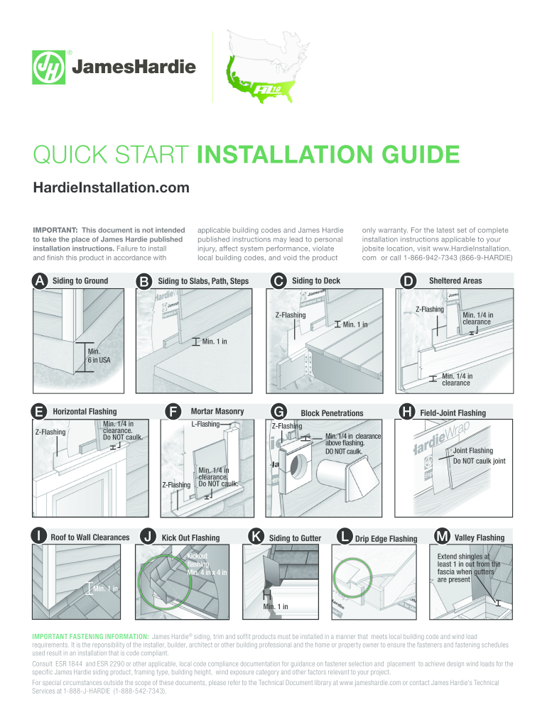 James Hardie Installation Guide PDF  Form
