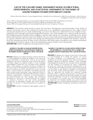 Calgary Family Assessment Model PDF  Form