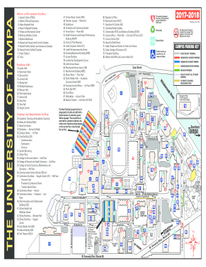 University of Tampa Map  Form