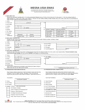 Borang Khairat Kematian Selangor  Form