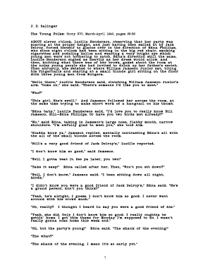 The Young Folks J D Salinger PDF  Form