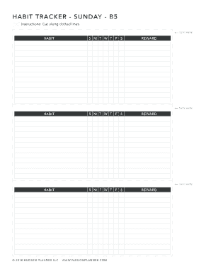 Passion Planner PDF  Form