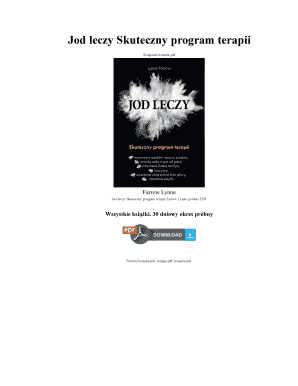 Jod Leczy PDF  Form