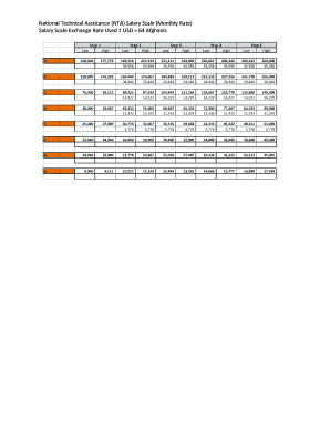 Nta Salary Scale  Form