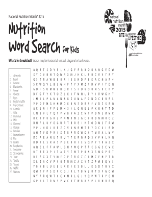 Word Search  Form
