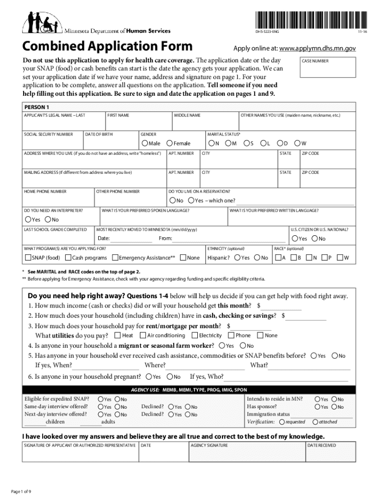 Get and Sign Dhs 5223 Eng 2016 Form
