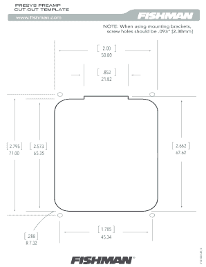 Fishman Presys Template  Form