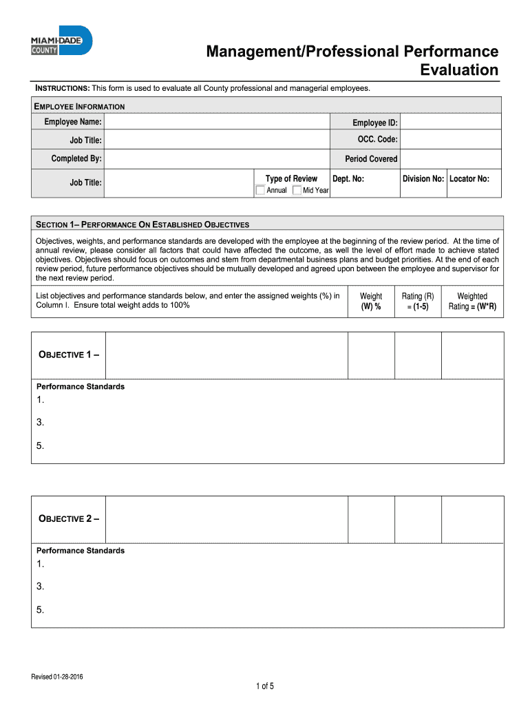 ManagementProfessional  Form