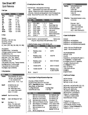 Printable Arduino Cheat Sheet  Form