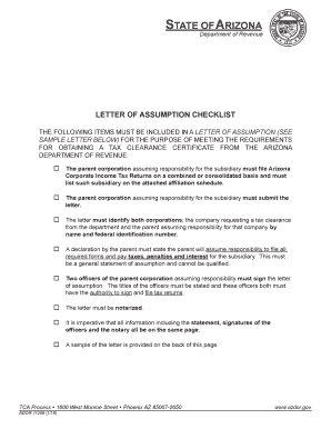 Assumption Letter for Teachers  Form